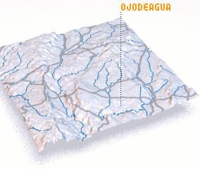 3d view of Ojo de Agua