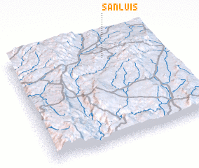3d view of San Luis