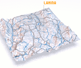 3d view of La Mina