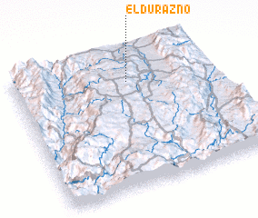3d view of El Durazno