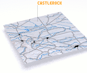 3d view of Castle Rock
