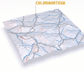 3d view of Colonia Ortega