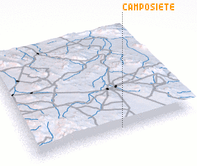 3d view of Campo Siete