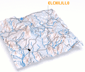 3d view of El Chilillo