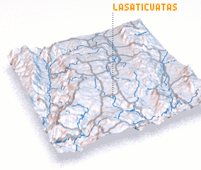 3d view of Las Aticuatas