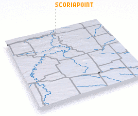 3d view of Scoria Point
