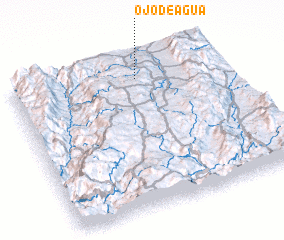 3d view of Ojo de Agua