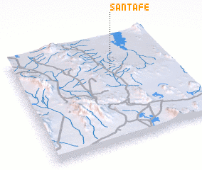 3d view of Santa Fe