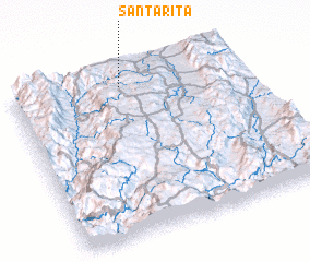 3d view of Santa Rita