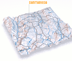 3d view of Santa Rosa