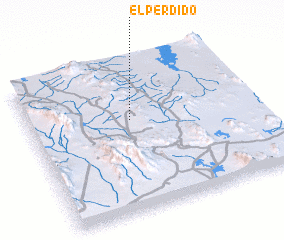 3d view of El Perdido