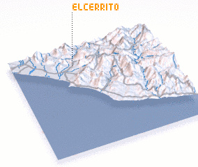 3d view of El Cerrito