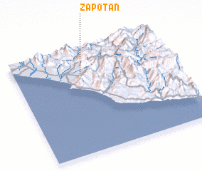 3d view of Zapotán