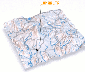 3d view of Loma Alta