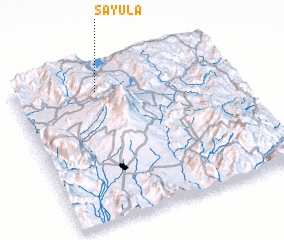 3d view of Sayula