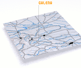 3d view of Galena