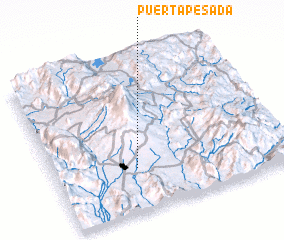 3d view of Puerta Pesada