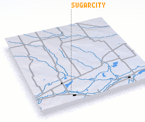 3d view of Sugar City