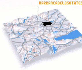 3d view of Barranca de los Otates