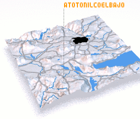 3d view of Atotonilco el Bajo