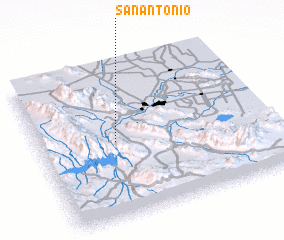 3d view of San Antonio