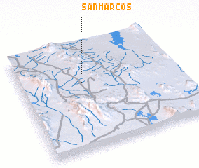 3d view of San Marcos