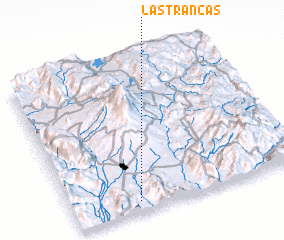 3d view of Las Trancas