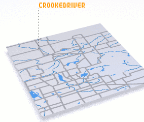 3d view of Crooked River