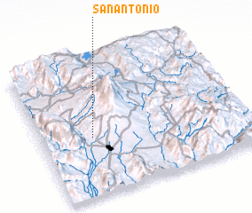 3d view of San Antonio