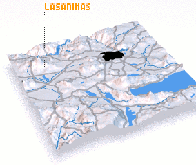 3d view of Las Ánimas