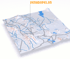 3d view of Venado Pelón