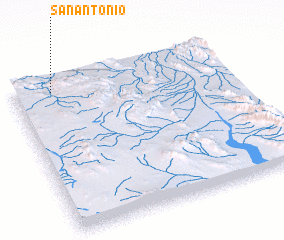 3d view of San Antonio