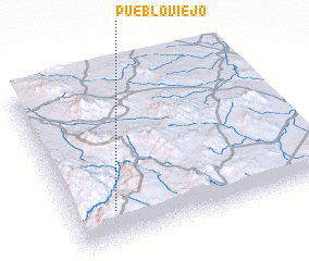 3d view of Pueblo Viejo