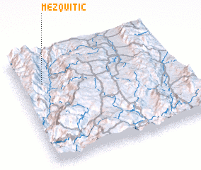 3d view of Mezquitic