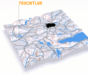 3d view of Teuchitlán