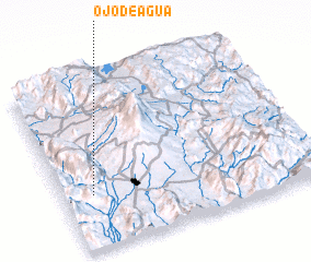 3d view of Ojo de Agua