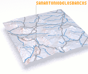 3d view of San Antonio de los Bancos