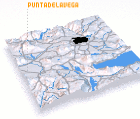 3d view of Punta de la Vega