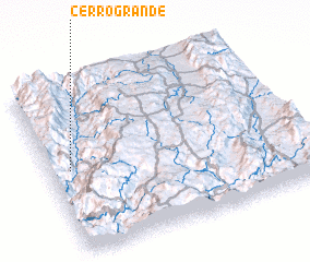 3d view of Cerro Grande