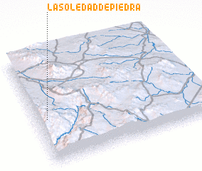 3d view of La Soledad de Piedra