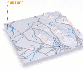 3d view of Santa Fe