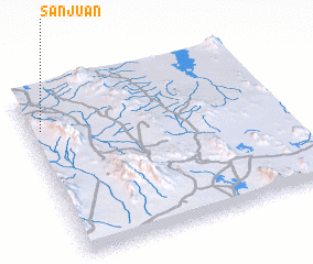 3d view of San Juan