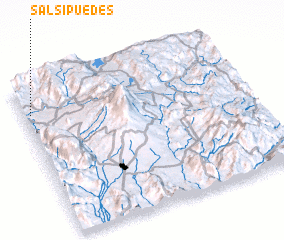 3d view of Salsipuedes
