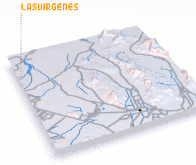 3d view of Las Vírgenes