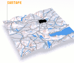 3d view of Santa Fe