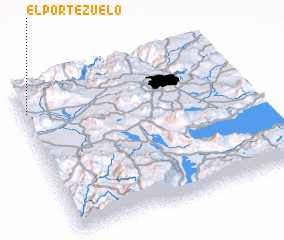 3d view of El Portezuelo