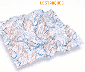 3d view of Los Tanques