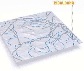 3d view of Río Aldama