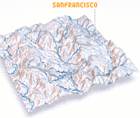 3d view of San Francisco