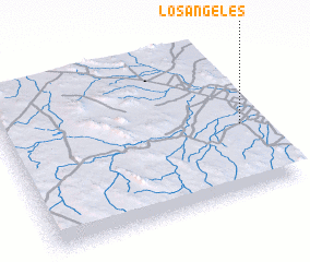 3d view of Los Angeles